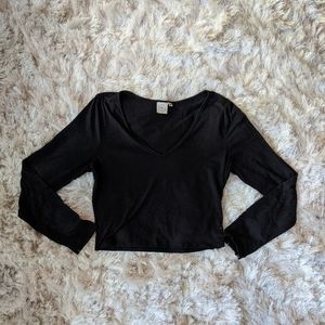 Black Crop Top